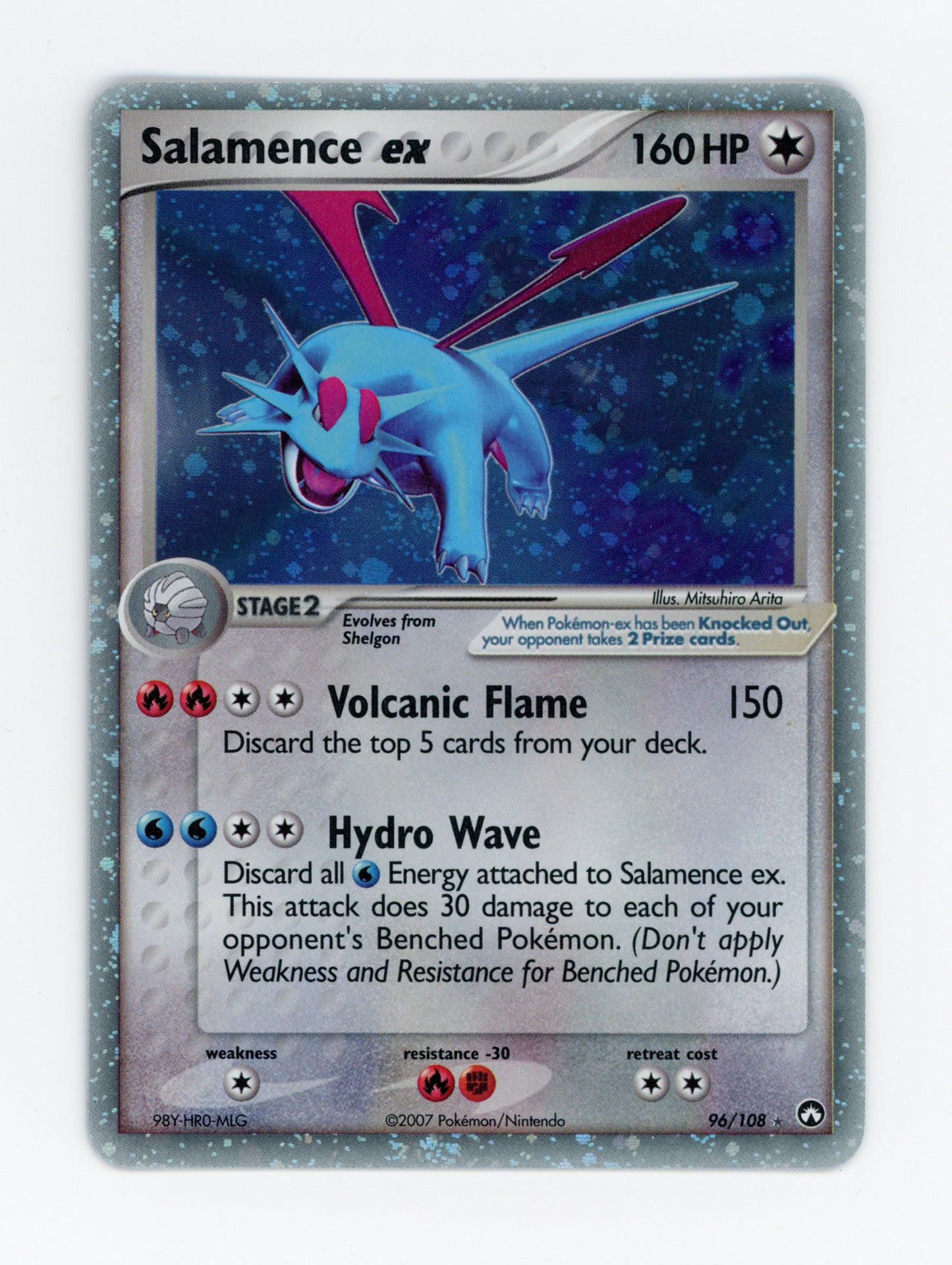 Salamence ex — Rare Holo EX — ID 19928