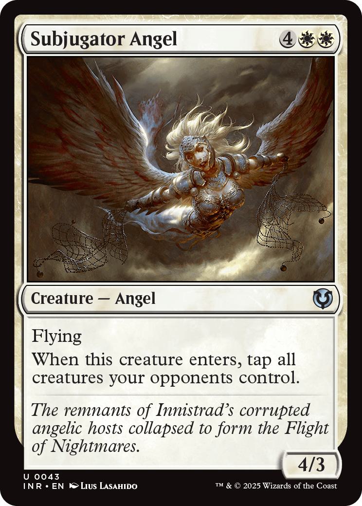 Subjugator Angel [43] [Innistrad Remastered] [Foil]