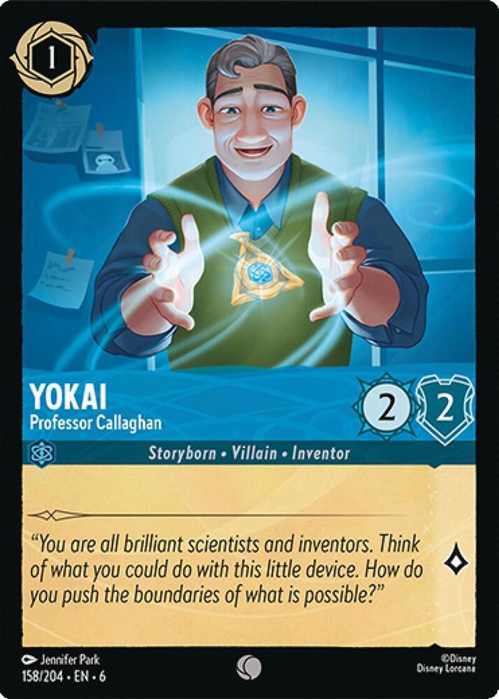 Yokai - Professor Callaghan - 158/204 [Azurite Sea] [Non-Foil]
