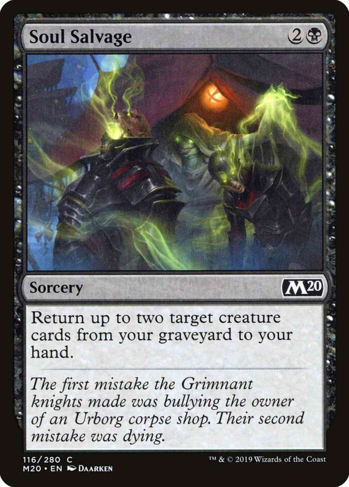 Soul Salvage [116] [Core Set 2020] [Non-Foil]