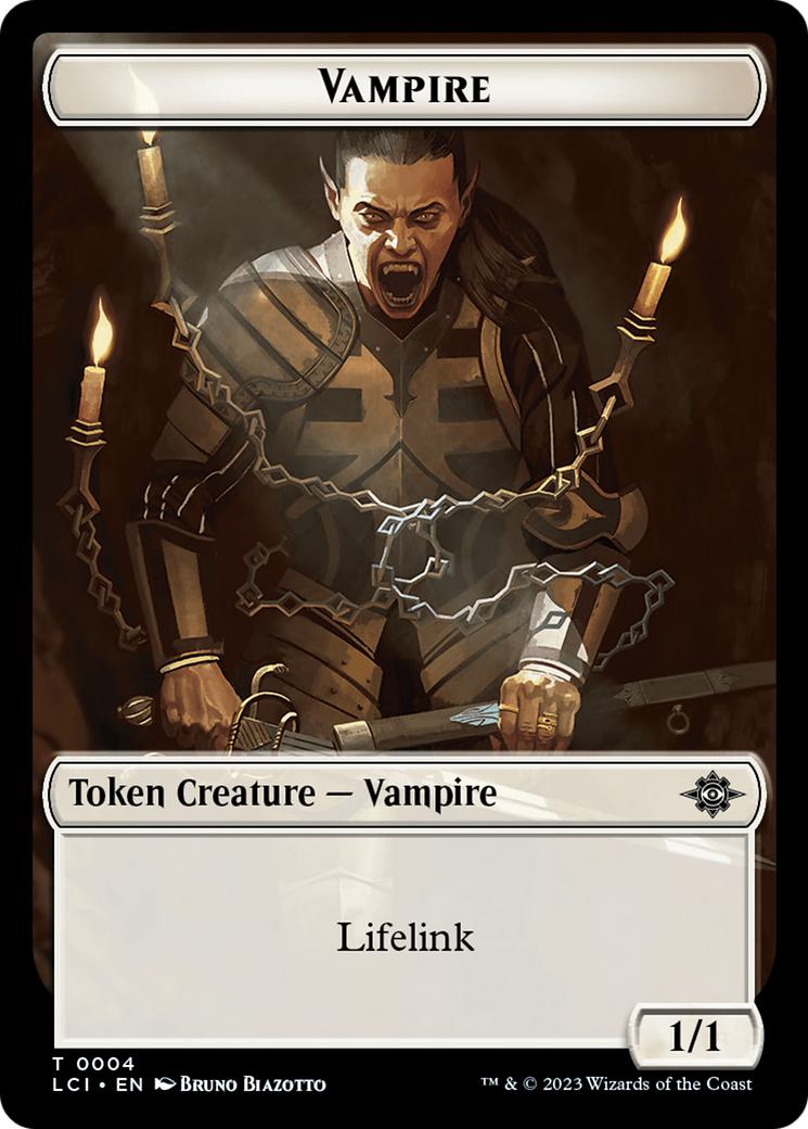 Sorin, Lord of Innistrad Emblem (16) // Vampire Token (04) [The Lost Caverns of Ixalan: Commander: Tokens] [Non-Foil]