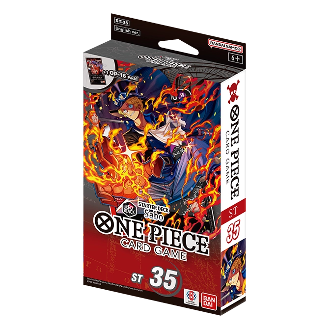 One Piece Starter Deck - ST35 - Sabo - RED/BLACK