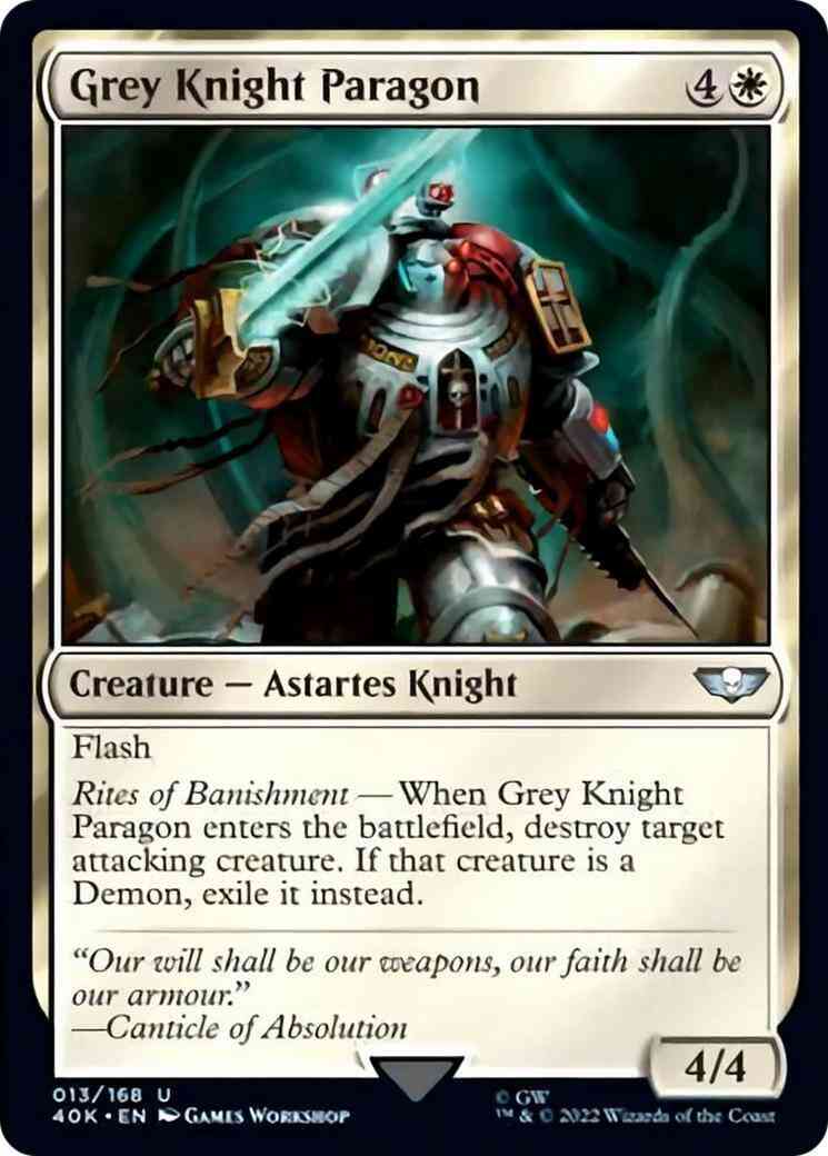 Grey Knight Paragon [13] [Universes Beyond: Warhammer 40,000] [Non-Foil]