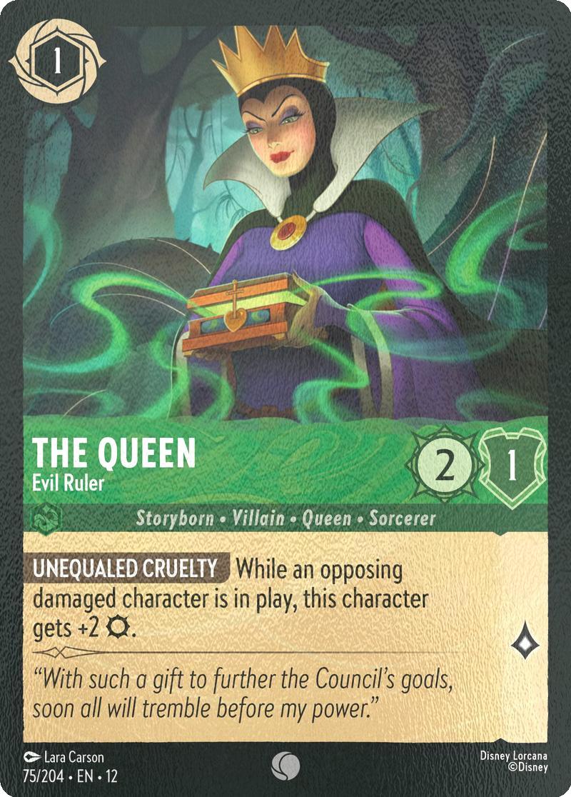 The Queen - Evil Ruler - 75/204 [Wilds Unknown] [Cold Foil]