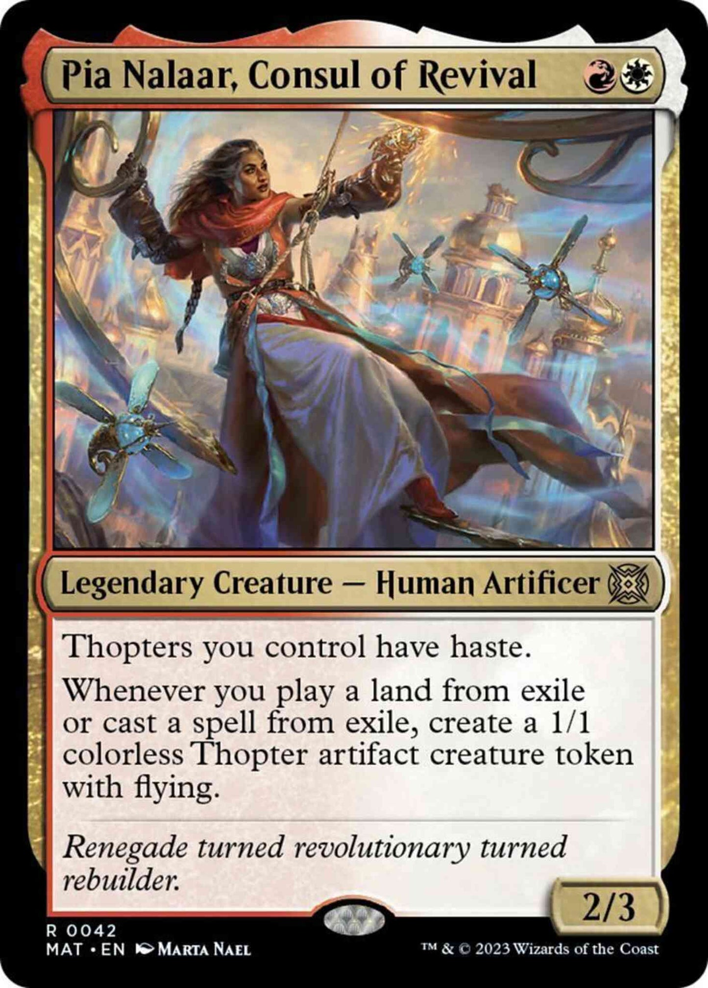 Pia Nalaar, Consul of Revival [42] [March of the Machine: The Aftermath] [Non-Foil]