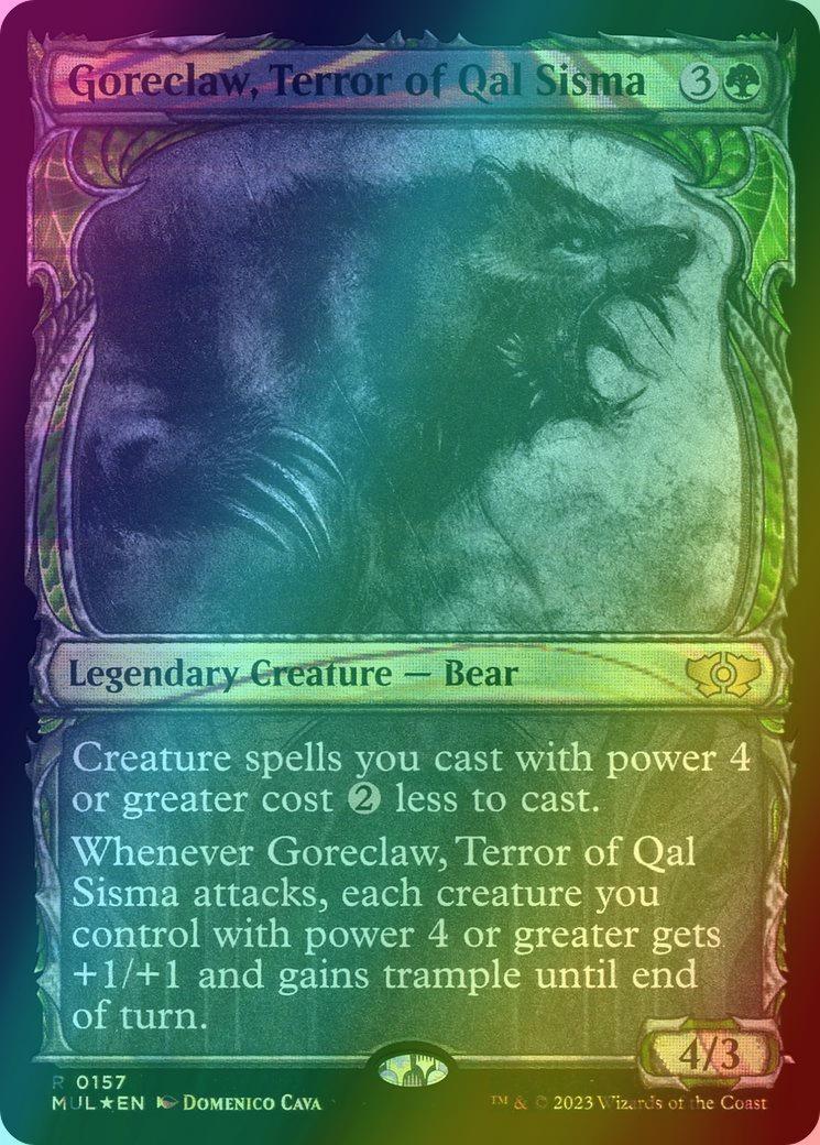 Goreclaw, Terror of Qal Sisma [157] [Planar Showcase] [Multiverse Legends] [Halo Foil]