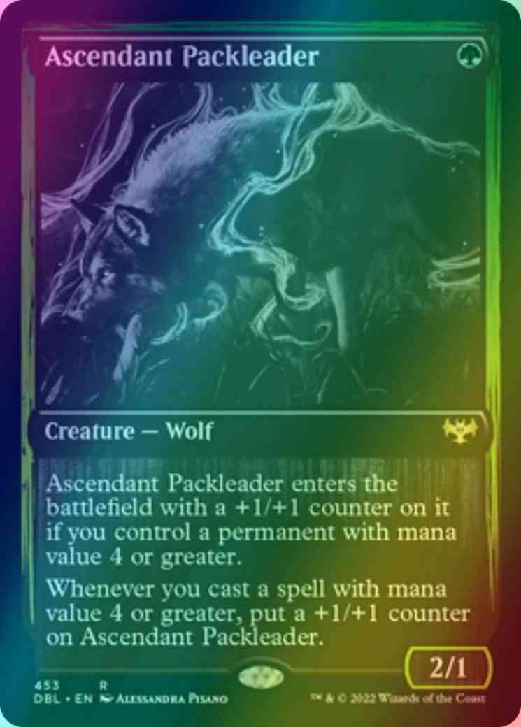 Ascendant Packleader [453] [Innistrad: Double Feature] [Foil]