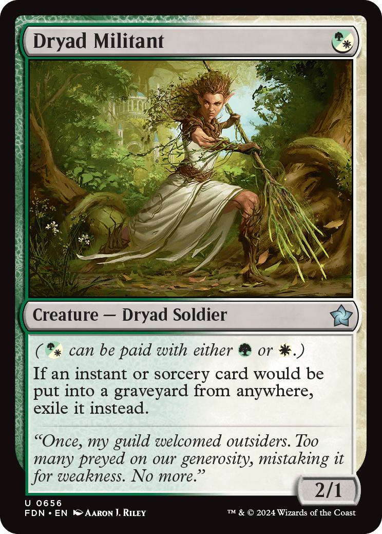 Dryad Militant [656] [Foundations] [Non-Foil]