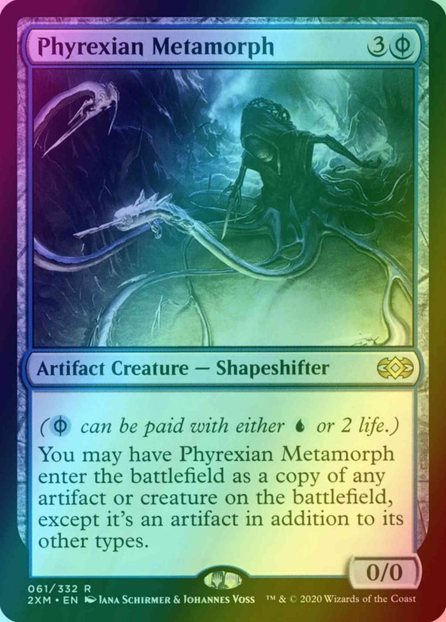 Phyrexian Metamorph [61] [Double Masters] [Foil]