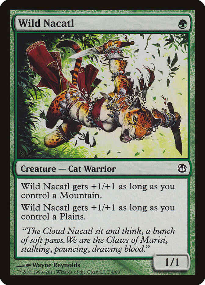 Wild Nacatl [4] [Duel Decks: Ajani vs. Nicol Bolas] [Non-Foil]