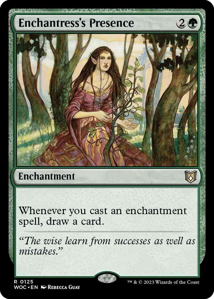 Enchantress's Presence [125] [Wilds of Eldraine: Commander] [Non-Foil]
