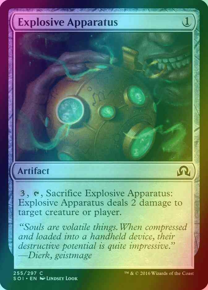 Explosive Apparatus [255] [Shadows over Innistrad] [Foil]