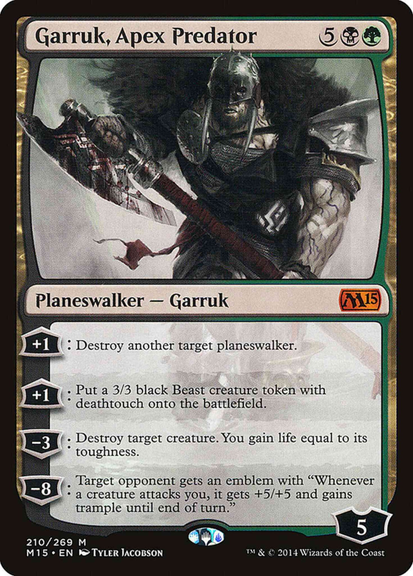 Garruk, Apex Predator [210] [Magic 2015] [Non-Foil]