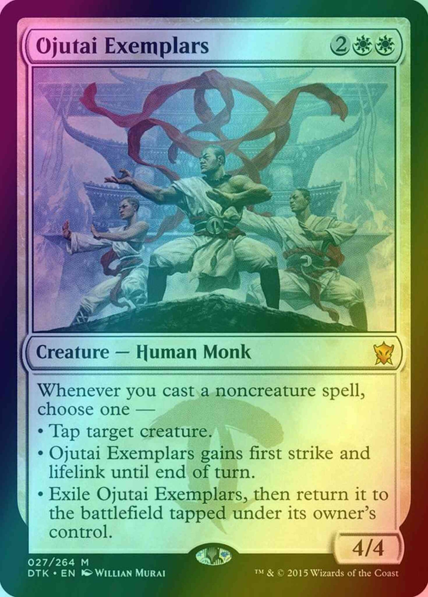 Ojutai Exemplars [27] [Dragons Of Tarkir] [Foil]
