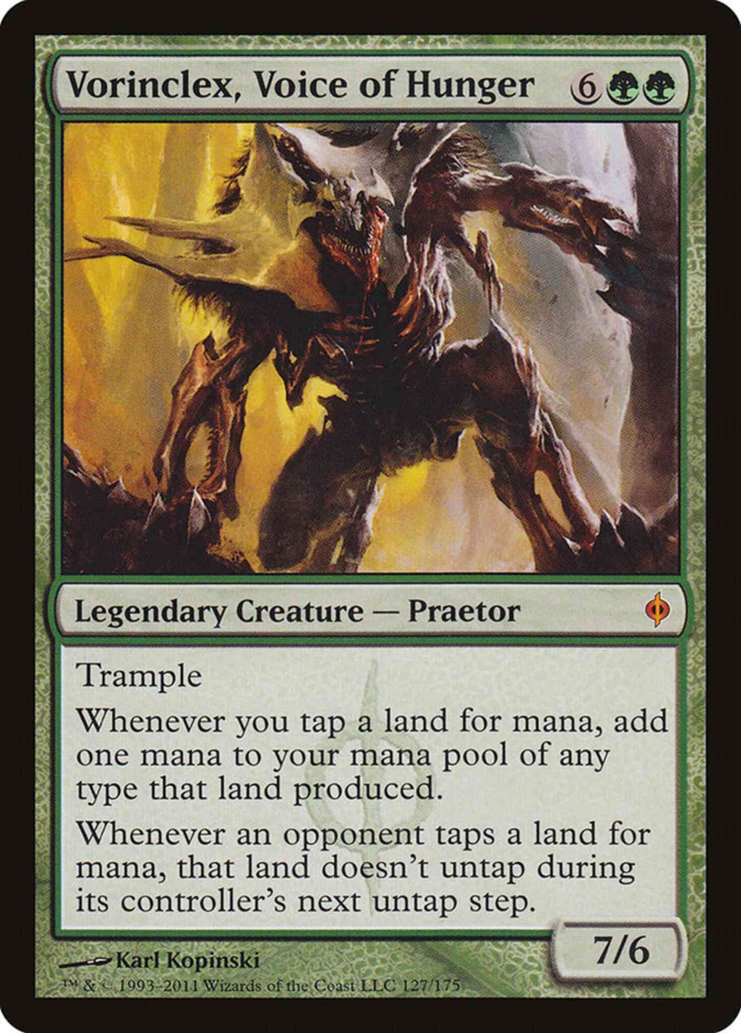 Vorinclex, Voice of Hunger [127] [New Phyrexia] [Non-Foil]