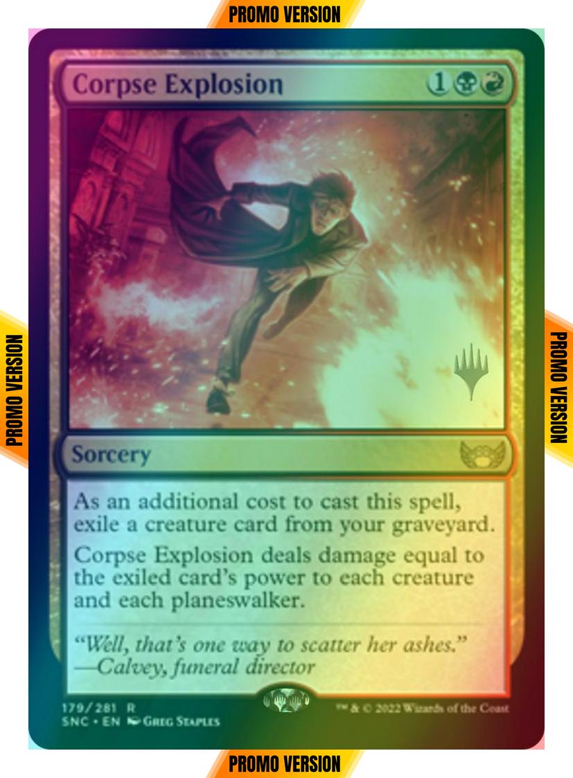 Corpse Explosion [Promo Pack] [179p] [Streets of New Capenna: Promos] [Foil]