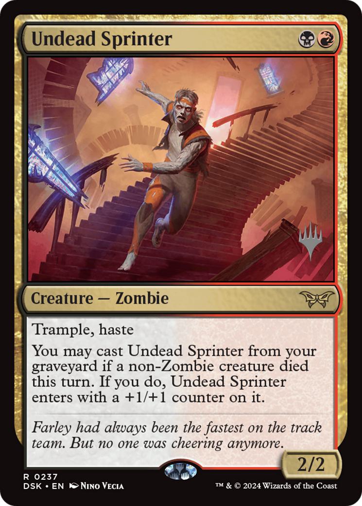 Undead Sprinter [237p] [Promo Pack] [Duskmourn: House of Horror: Promos] [Non-Foil]