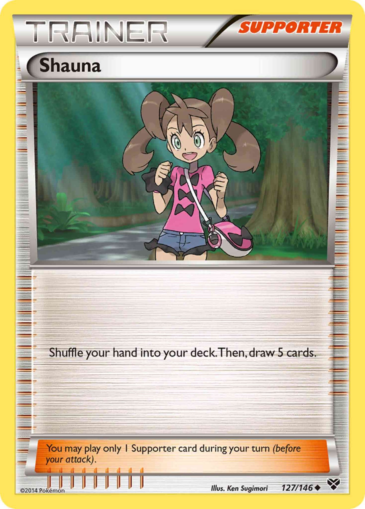 Shauna - 127/146 - Uncommon [xy1-127] [Non-Holo]