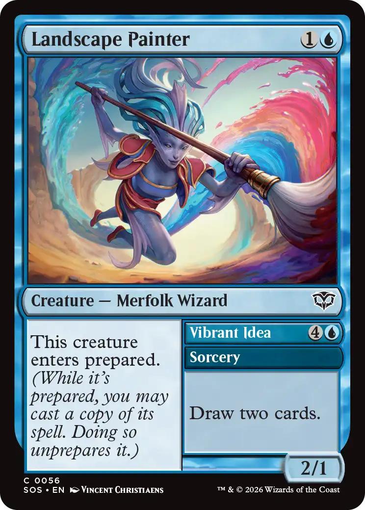 Landscape Painter // Vibrant Idea [56] [Secrets of Strixhaven] [Non-Foil]