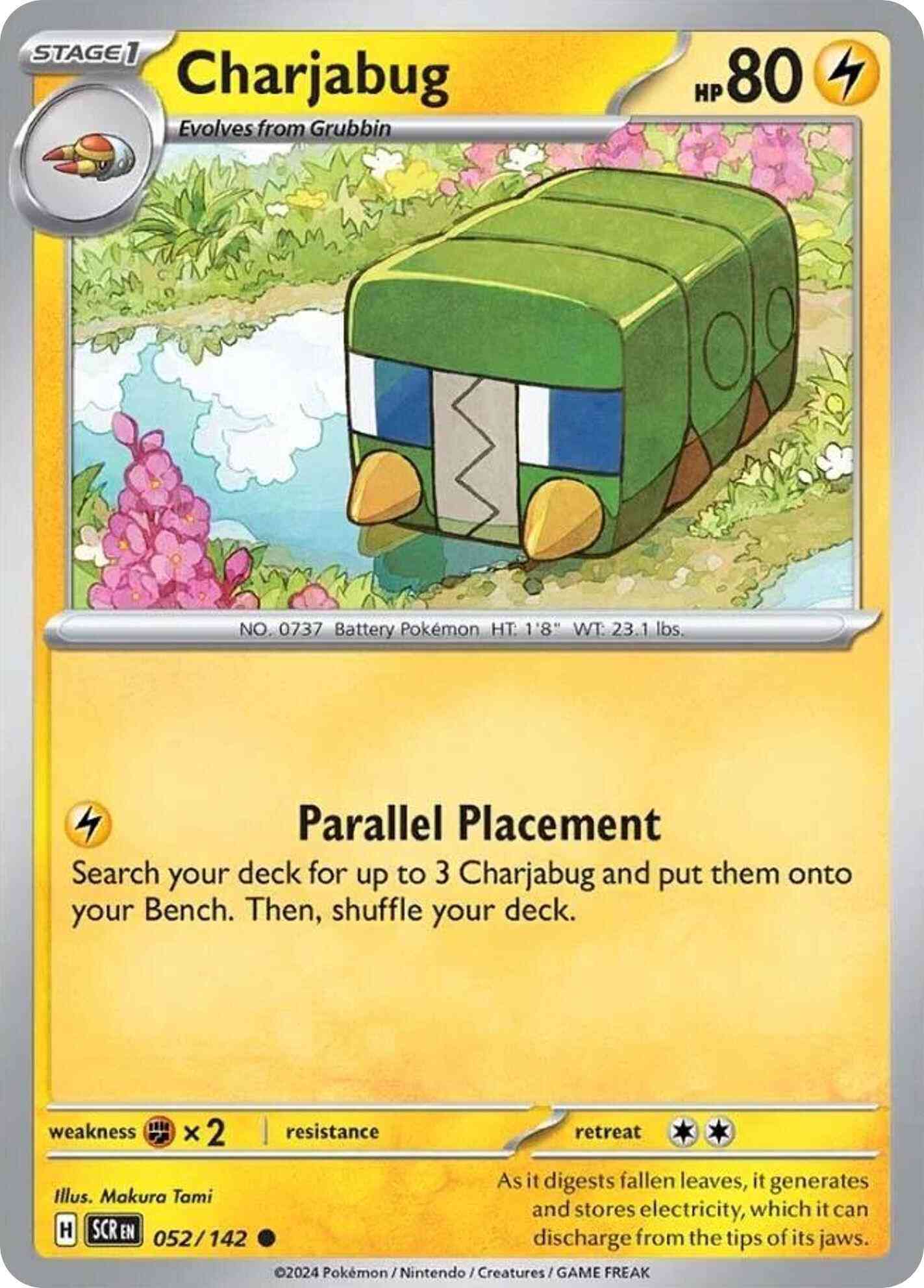Charjabug - 052/142 - Common [sv07-052] [Non-Holo]