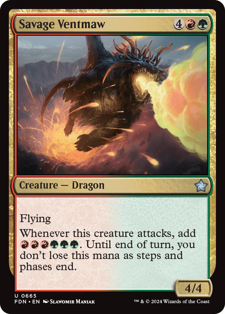 Savage Ventmaw [665] [Foundations] [Non-Foil]