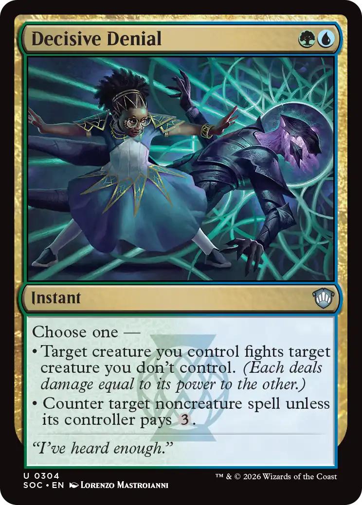 Decisive Denial [304] [Secrets of Strixhaven: Commander] [Non-Foil]