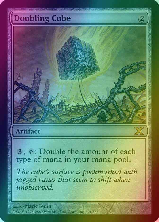 Doubling Cube [321] [Tenth Edition] [Foil]