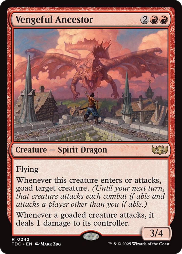 Vengeful Ancestor [242] [Tarkir: Dragonstorm: Commander] [Non-Foil]