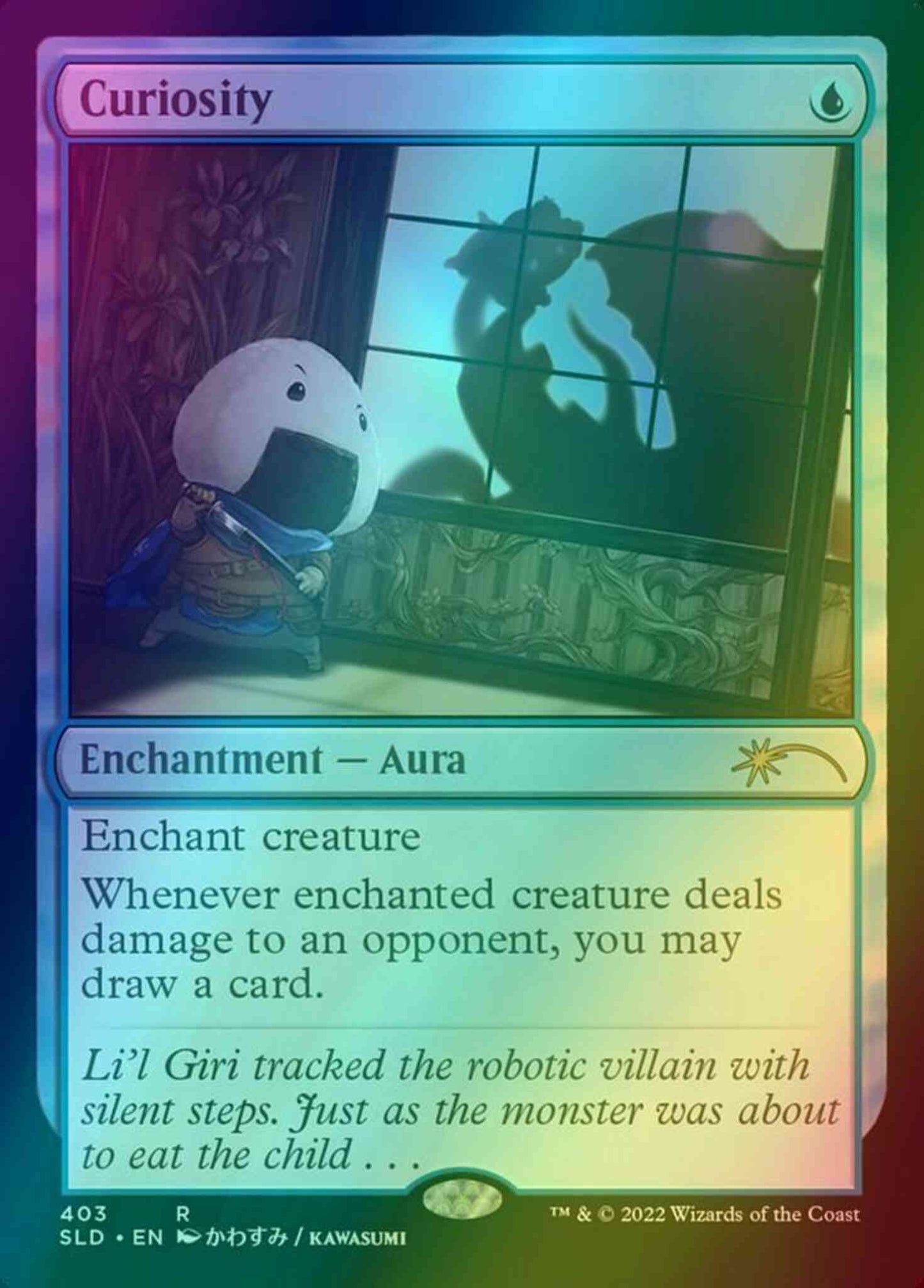 Curiosity [0403] [Li'l Giri] [Secret Lair Drop] [Foil]