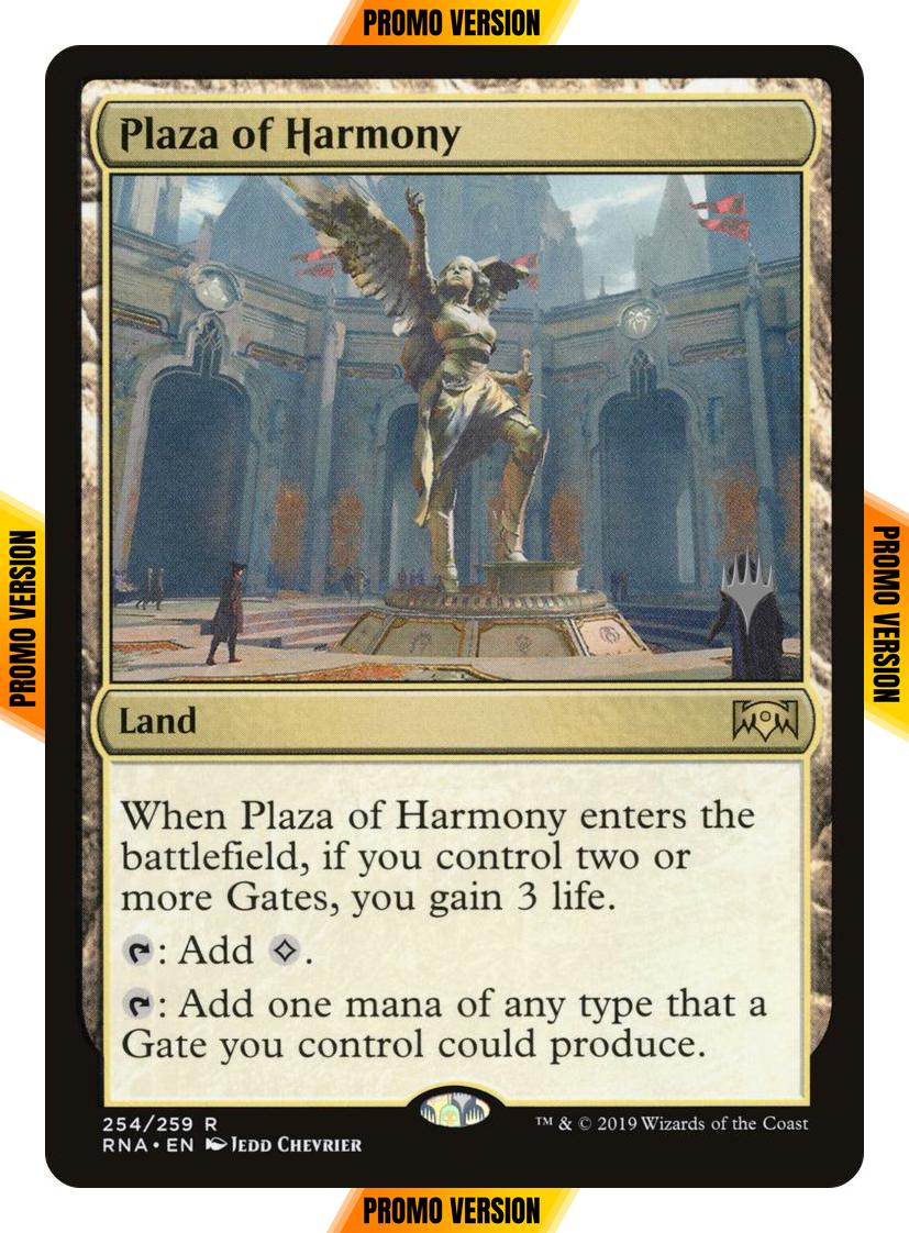 Plaza of Harmony [254p] [Promo Pack] [Ravnica Allegiance Promos] [Non-Foil]