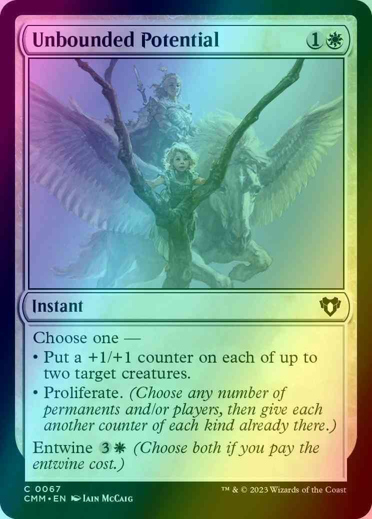 Unbounded Potential [67] [Commander Masters] [Foil]