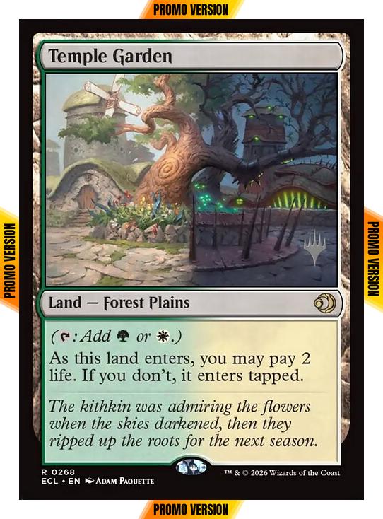 Temple Garden [268p] [Promo Pack] [Lorwyn Eclipsed: Promos] [Non-Foil]