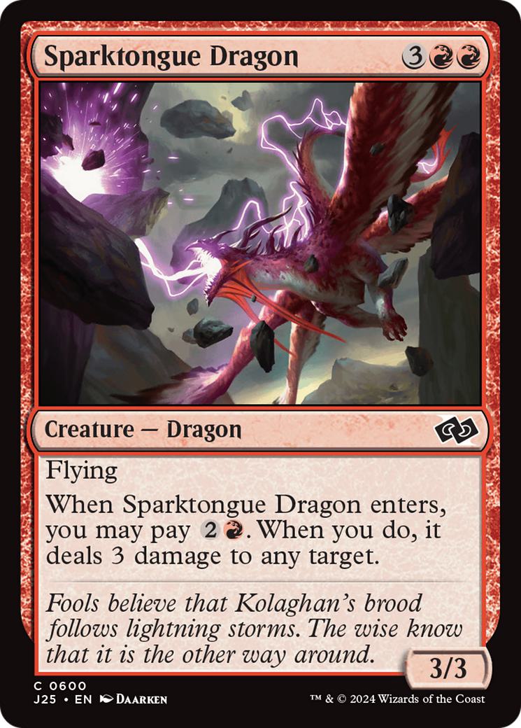 Sparktongue Dragon [600] [Foundations: Jumpstart] [Non-Foil]