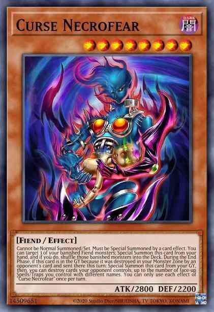 Curse Necrofear - LED5-EN001 - Ultra Rare - 1st Edition