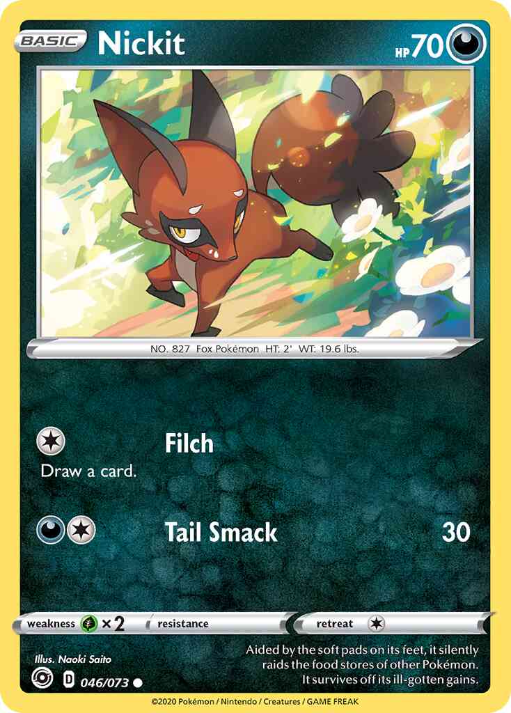 Nickit - 046/073 - Common [swsh35-046] [Reverse Holo]