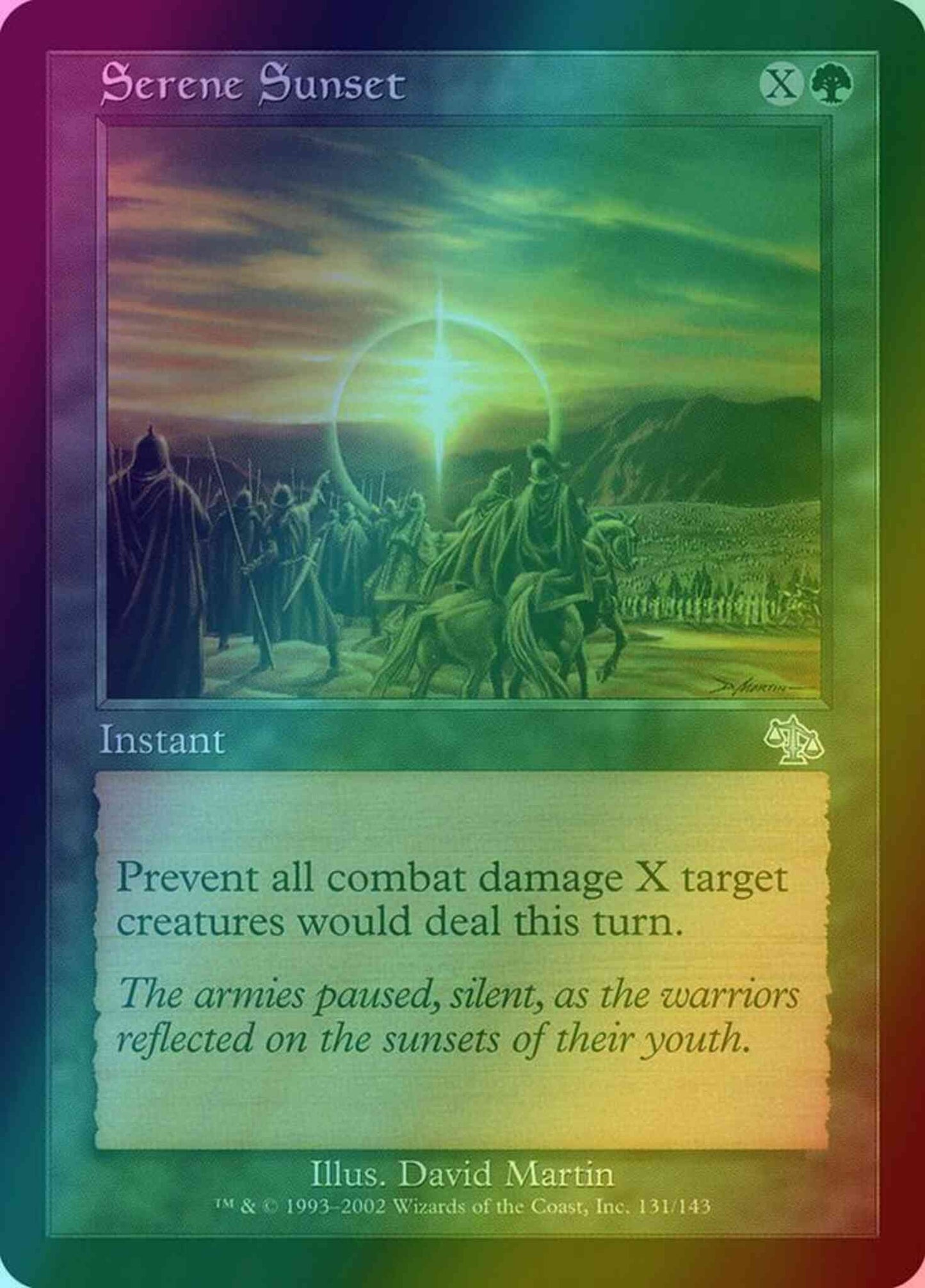 Serene Sunset [131] [Judgment] [Foil]