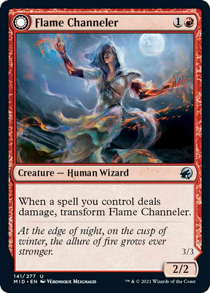 Flame Channeler // Embodiment of Flame [141] [Innistrad: Midnight Hunt] [Non-Foil]