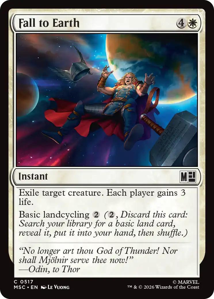 Fall to Earth [517] [Beginner Box] [Marvel Super Heroes: Commander] [Non-Foil]
