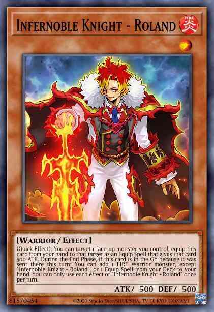 Infernoble Knight - Roland - TOCH-EN014 - Ultra Rare - 1st Edition