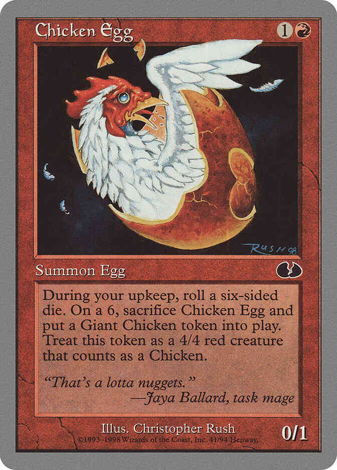 Chicken Egg [41] [Unglued] [Non-Foil]