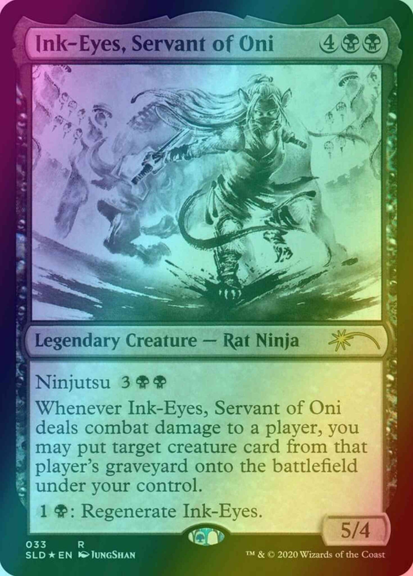 Ink-Eyes, Servant of Oni [0033] [Year of the Rat] [Secret Lair Drop] [Foil]