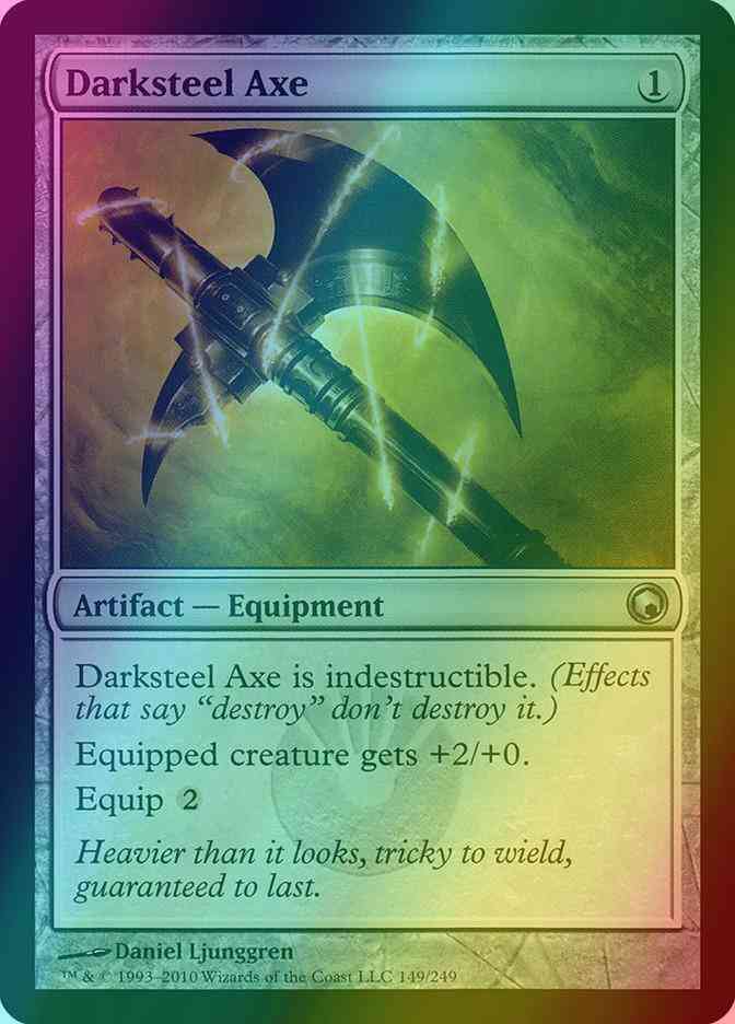 Darksteel Axe [149] [Scars Of Mirrodin] [Foil]