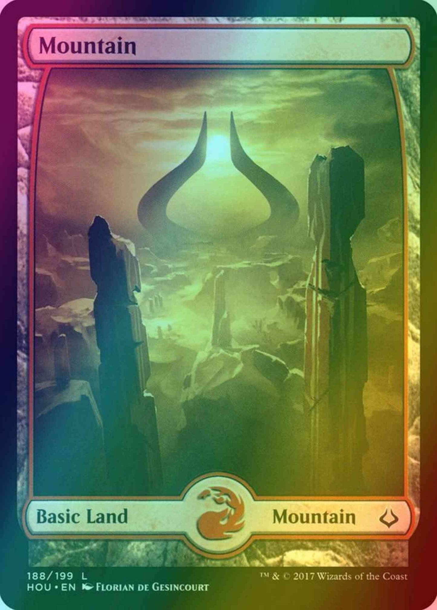 Mountain [188] [Full Art] [Hour of Devastation] [Foil]