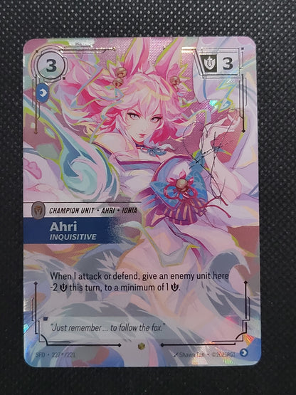 Ahri - Inquisitive — Signature|Foil — ID 17446