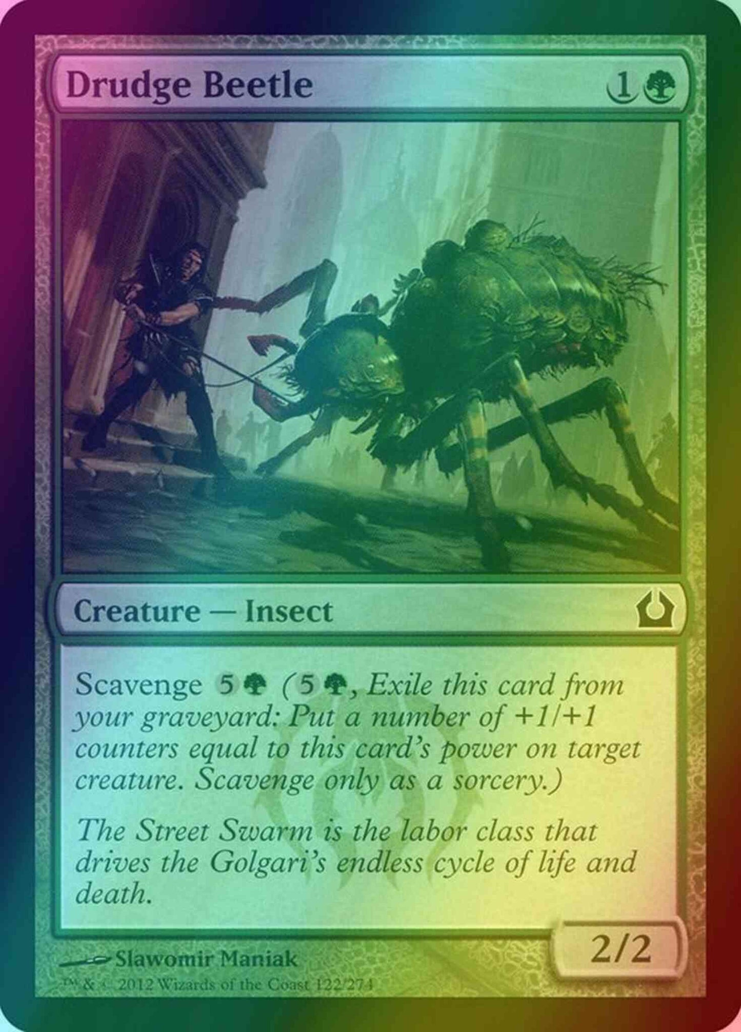 Drudge Beetle [122] [Return To Ravnica] [Foil]