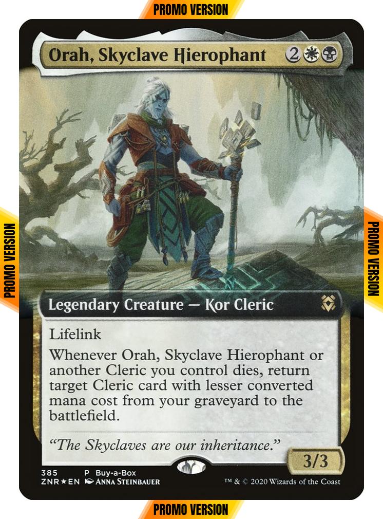 Orah, Skyclave Hierophant [385] [Extended Art] [Buy a Box] [Zendikar Rising] [Foil]