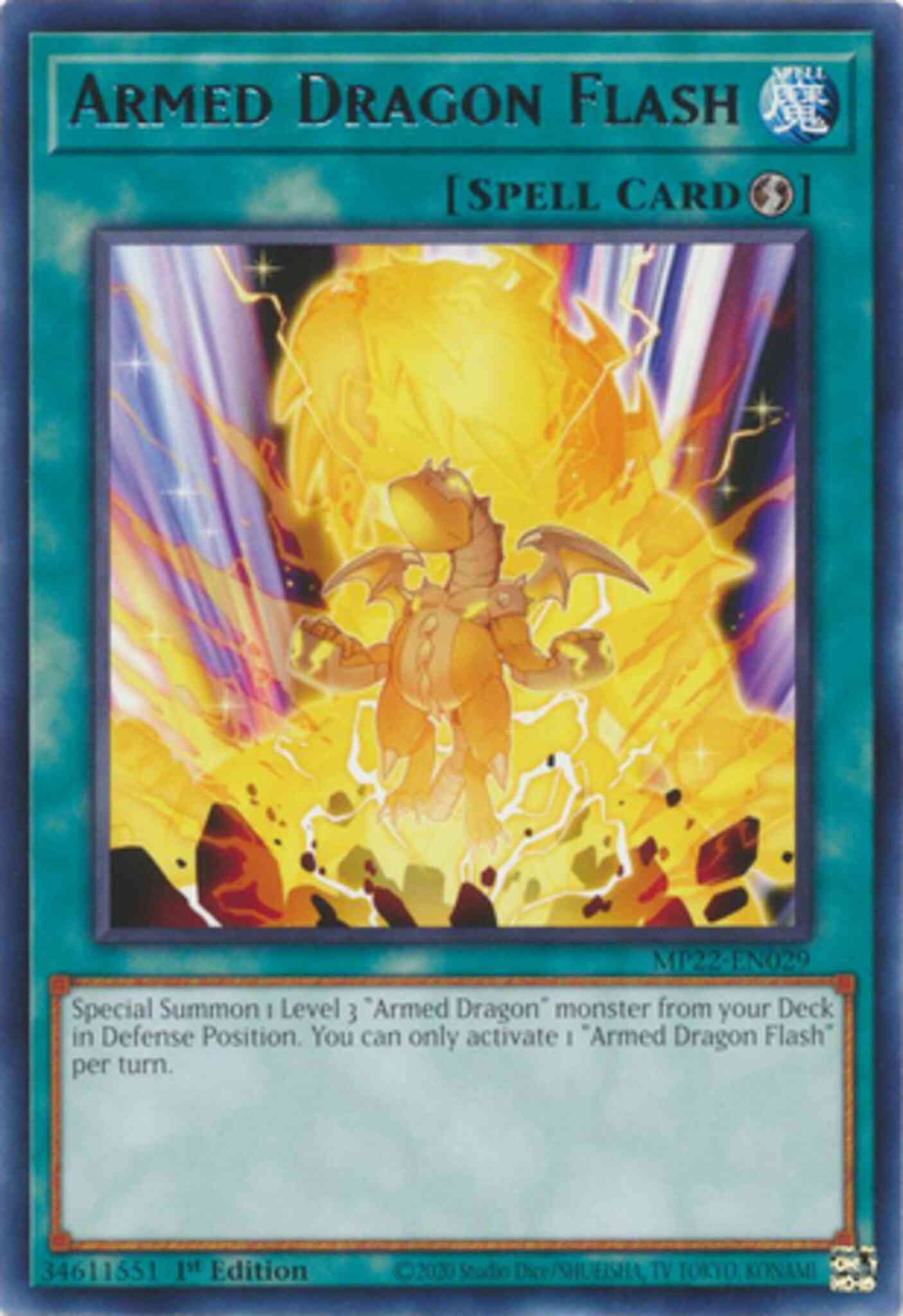 Armed Dragon Flash - MP22-EN029 - Rare - 1st Edition