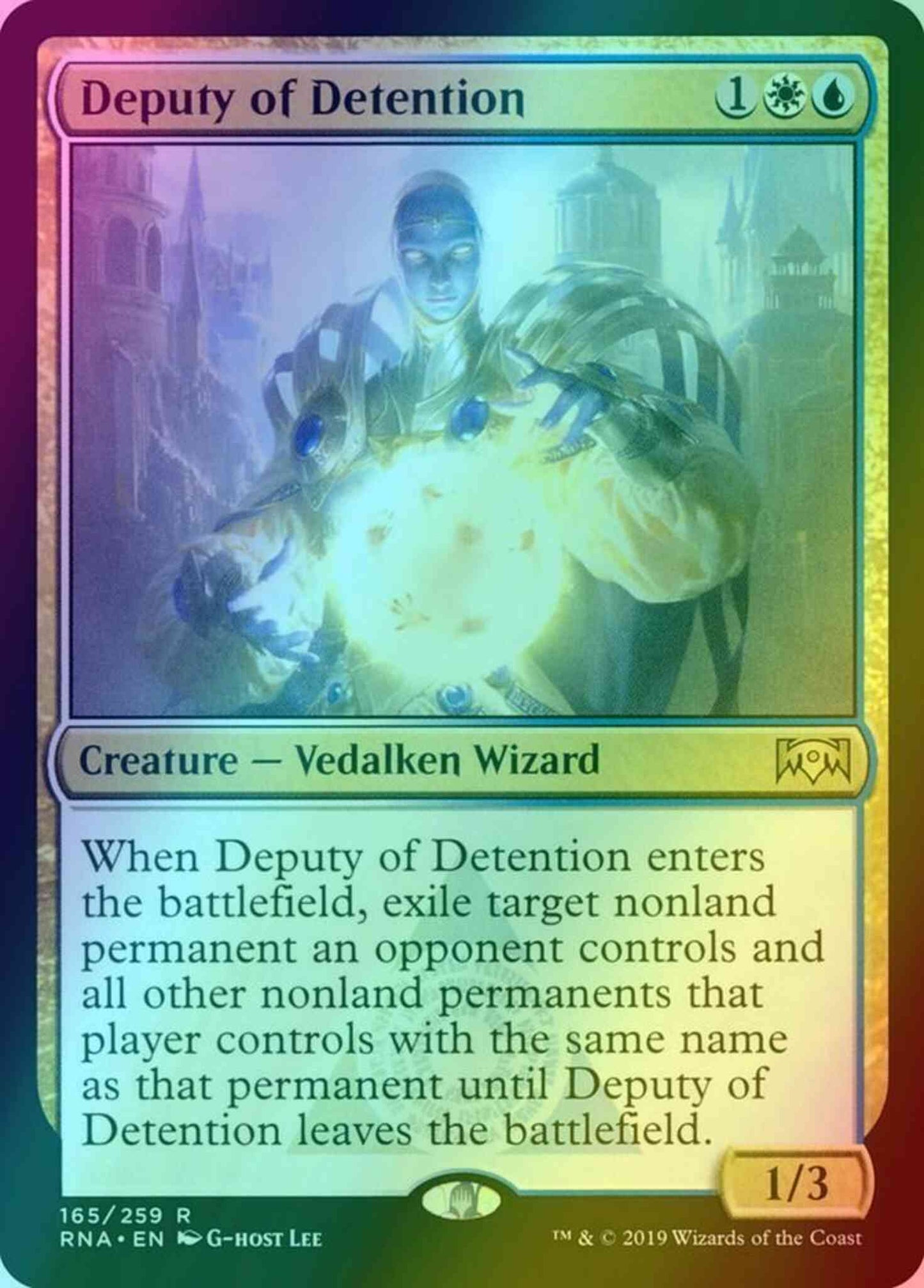 Deputy of Detention [165] [Ravnica Allegiance] [Foil]