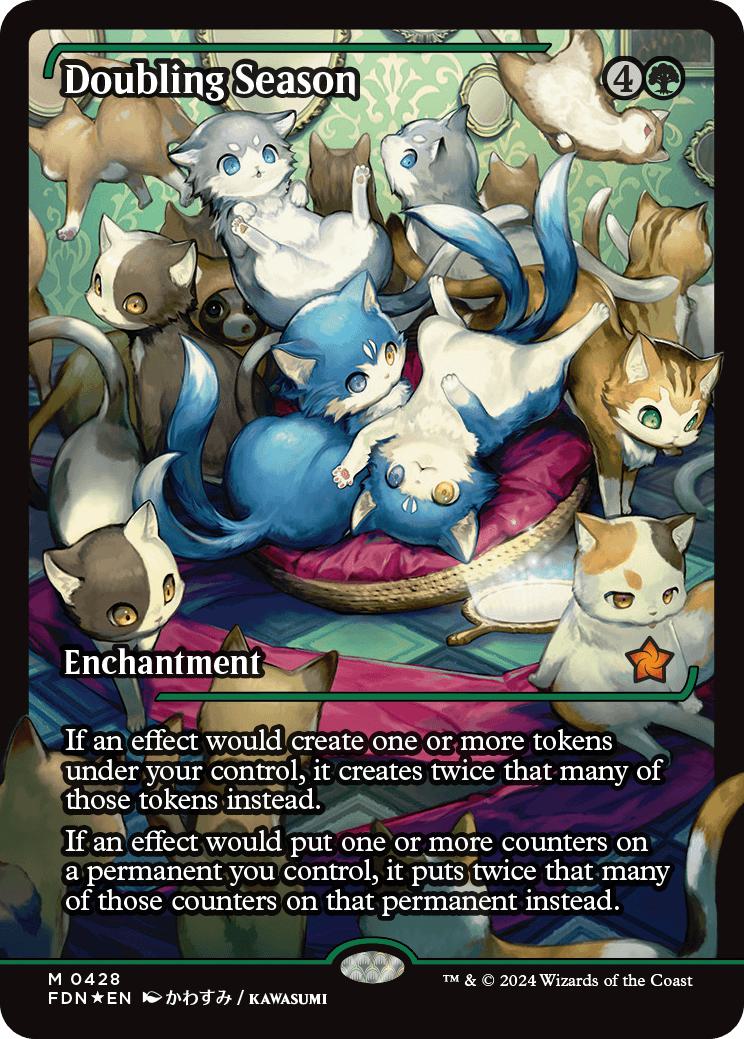 Doubling Season [428] [Japan Showcase] [Foundations] [Foil]