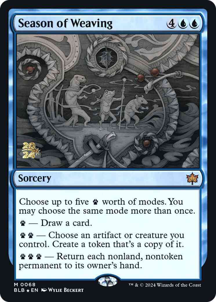 Season of Weaving [68s] [Prerelease] [Bloomburrow: Promos] [Foil]